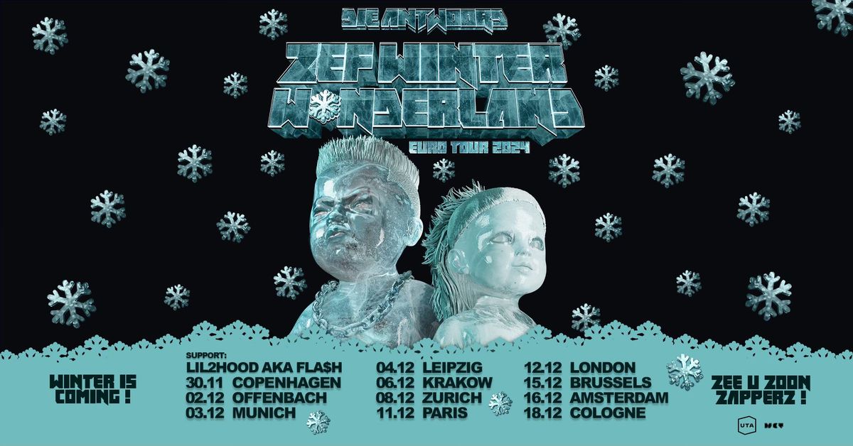 Die Antwoord ZEF WINTER W ️NDERLAND Euro Tour 2024 Brussels