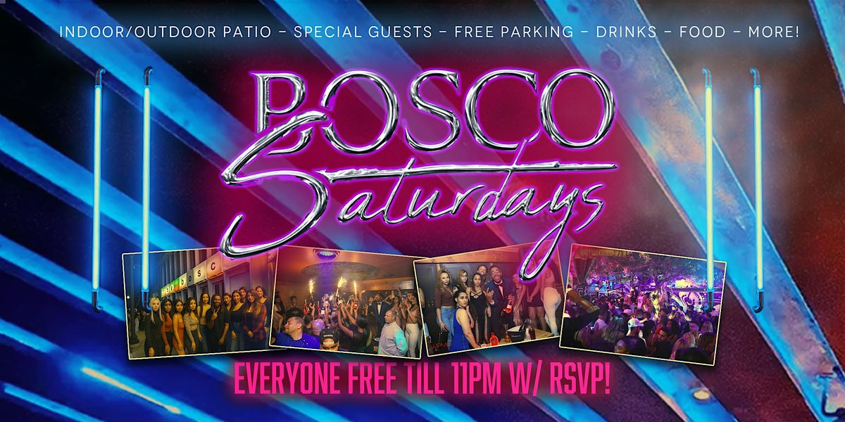 Bosco Saturdays w\/ Outdoor Patio, FREE Parking, & More!
