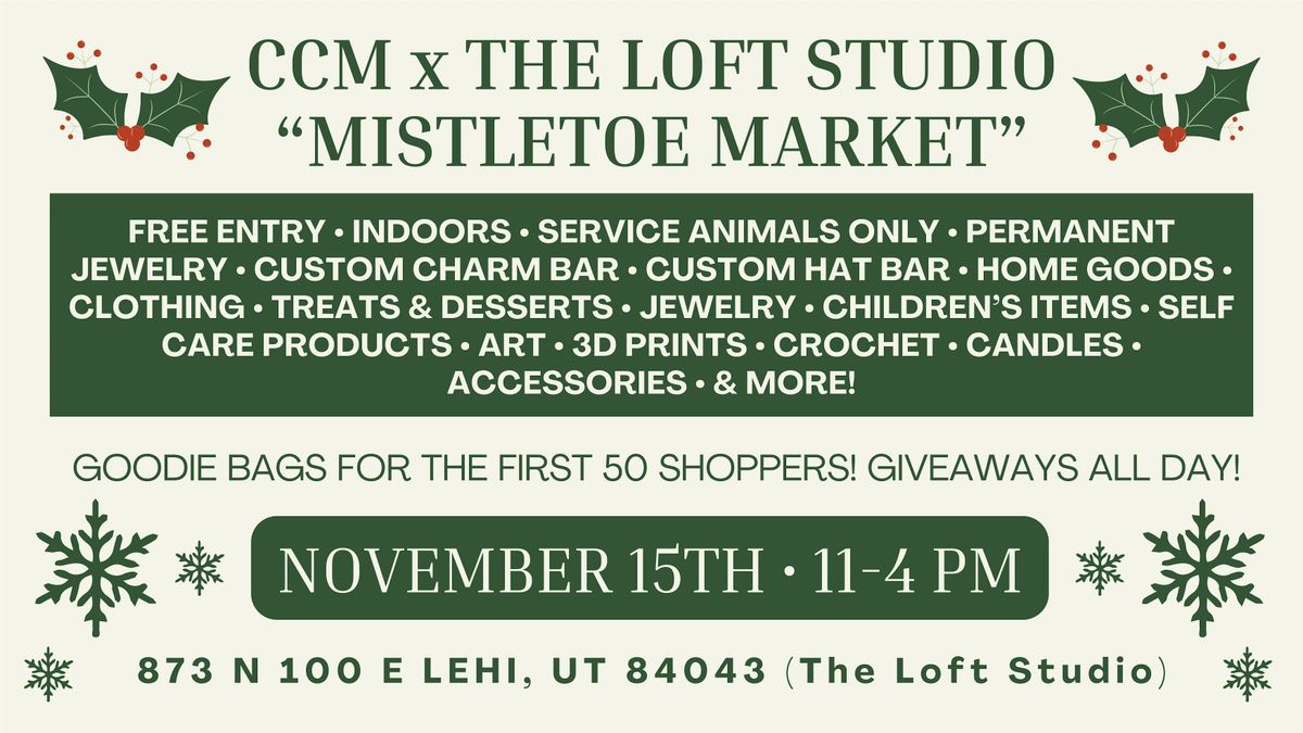 Creator's Collective x The Loft Studio Mistletoe Market