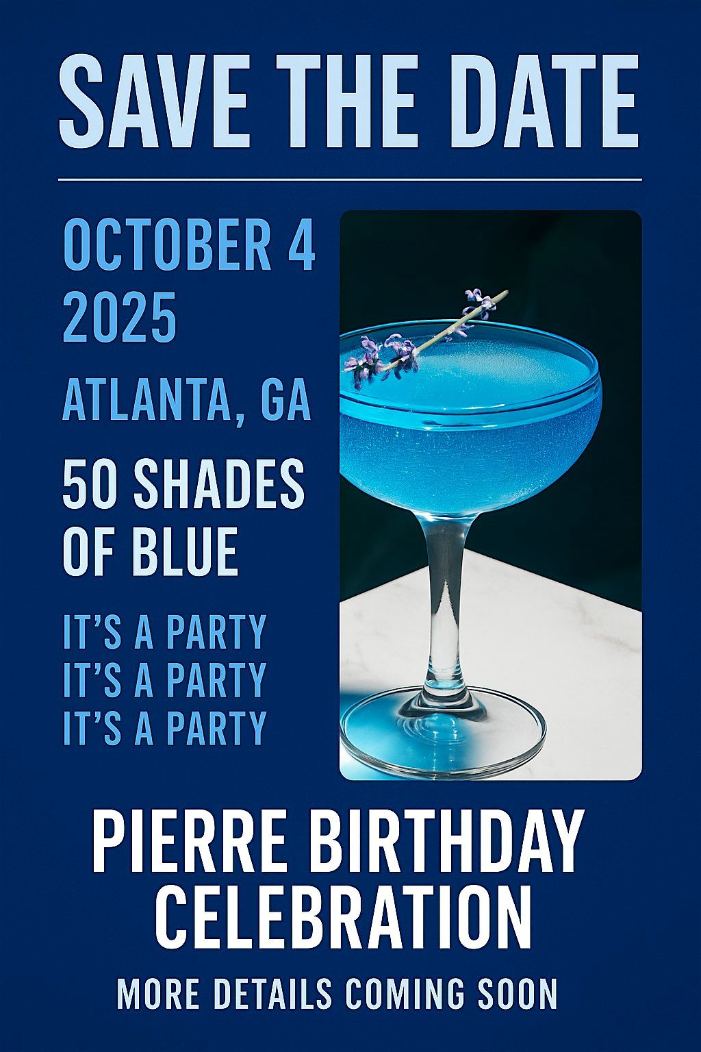 50 shades of blue