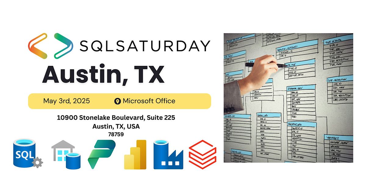 SQL Saturday Austin 2025 at Microsoft Corporation, Austin on 3rd May, 2025
