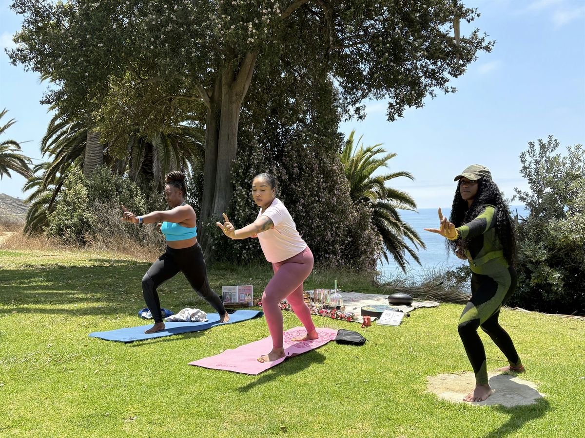Sea Side Outdoor Qi-Gong and Sound Bath Class Overlooking the Ocean