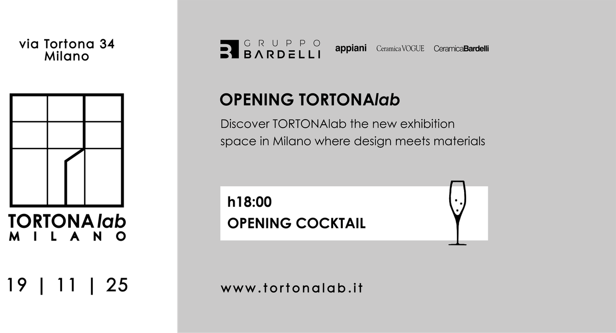 OPENING TORTONAlab