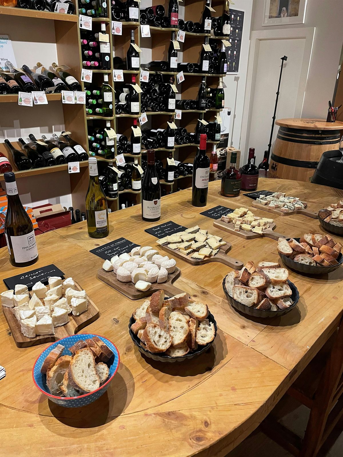 Festive Cheese & Wine Tasting