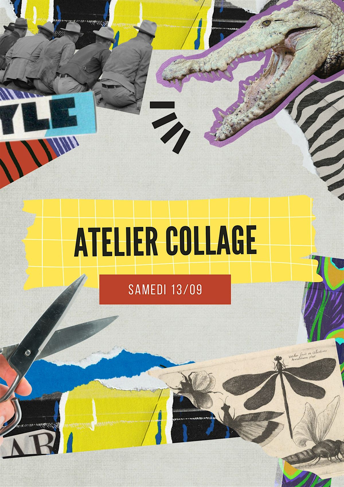 Atelier de collage artistique