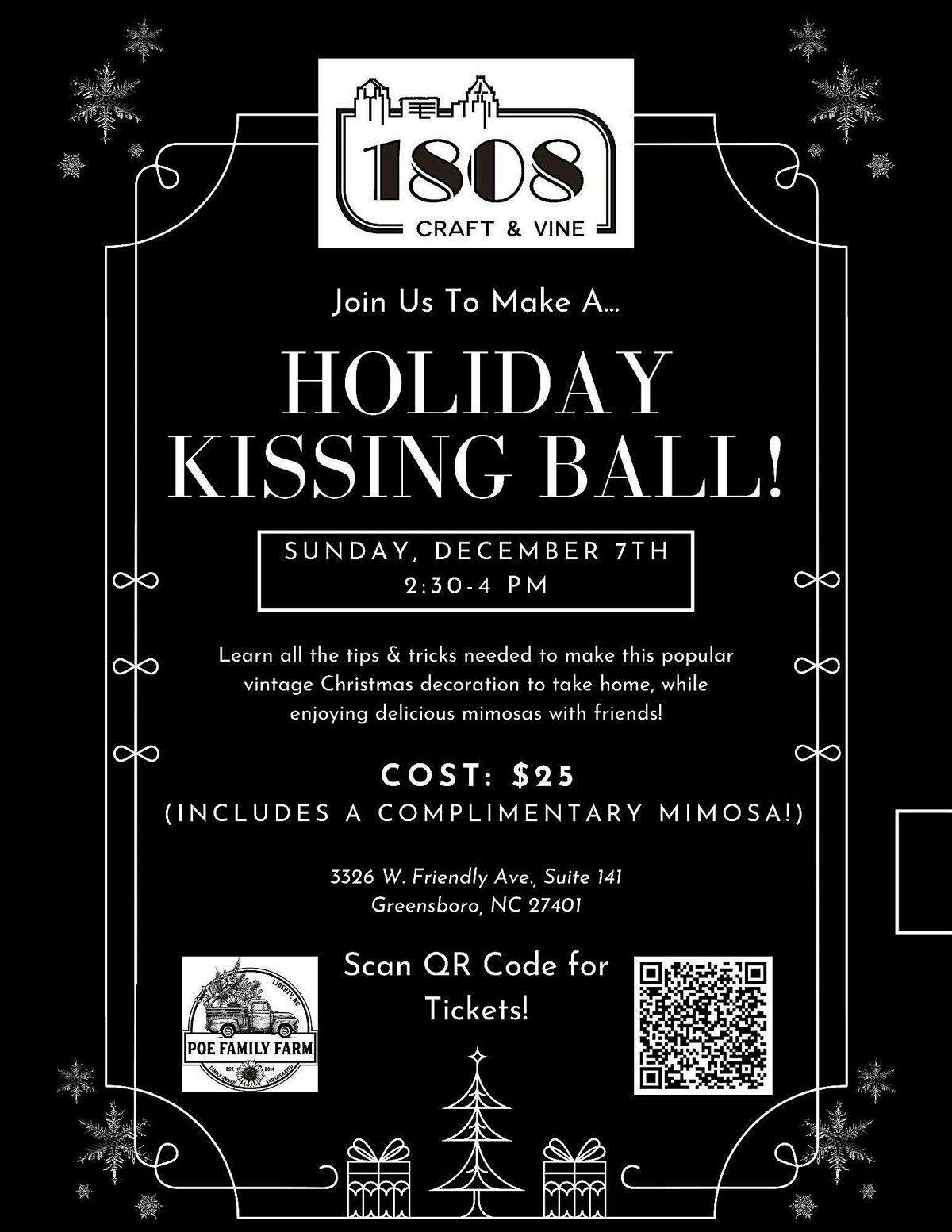 Make A Holiday Kissing Ball!