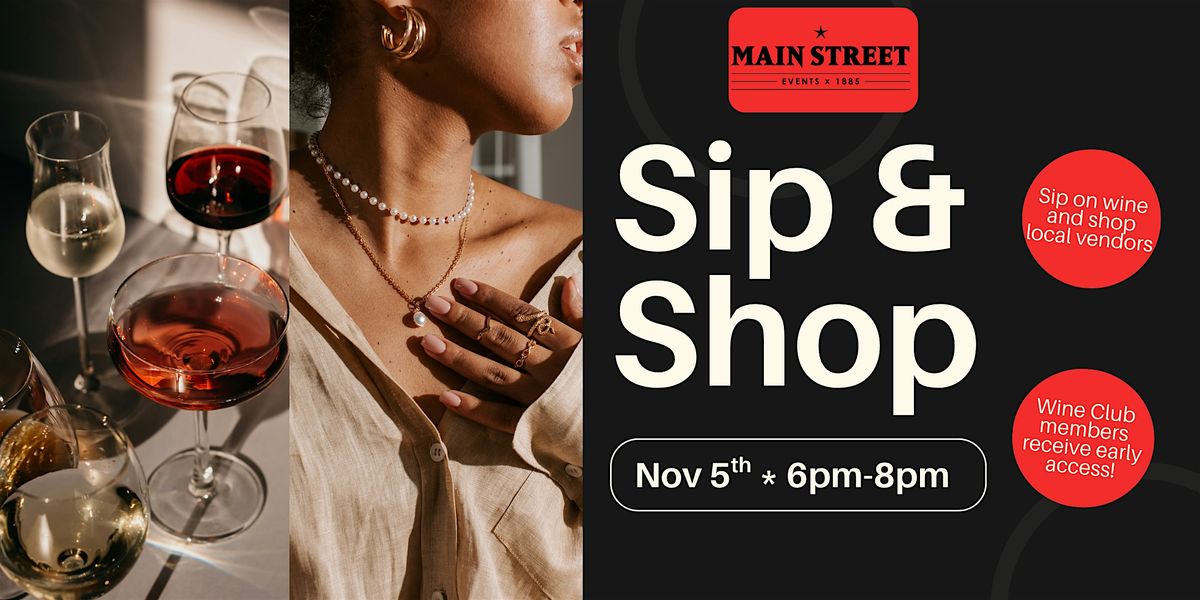 Sip and Shop