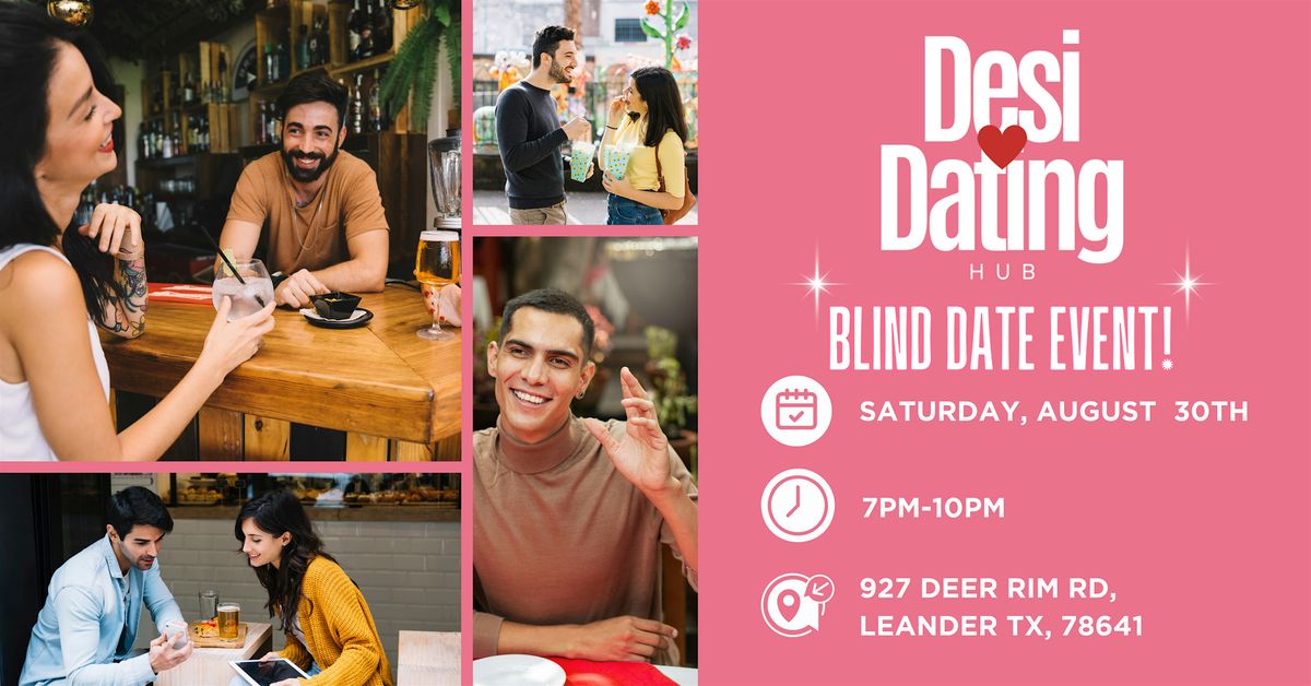 August Blind Date Singles Mixer for Professionals (ages 30+)