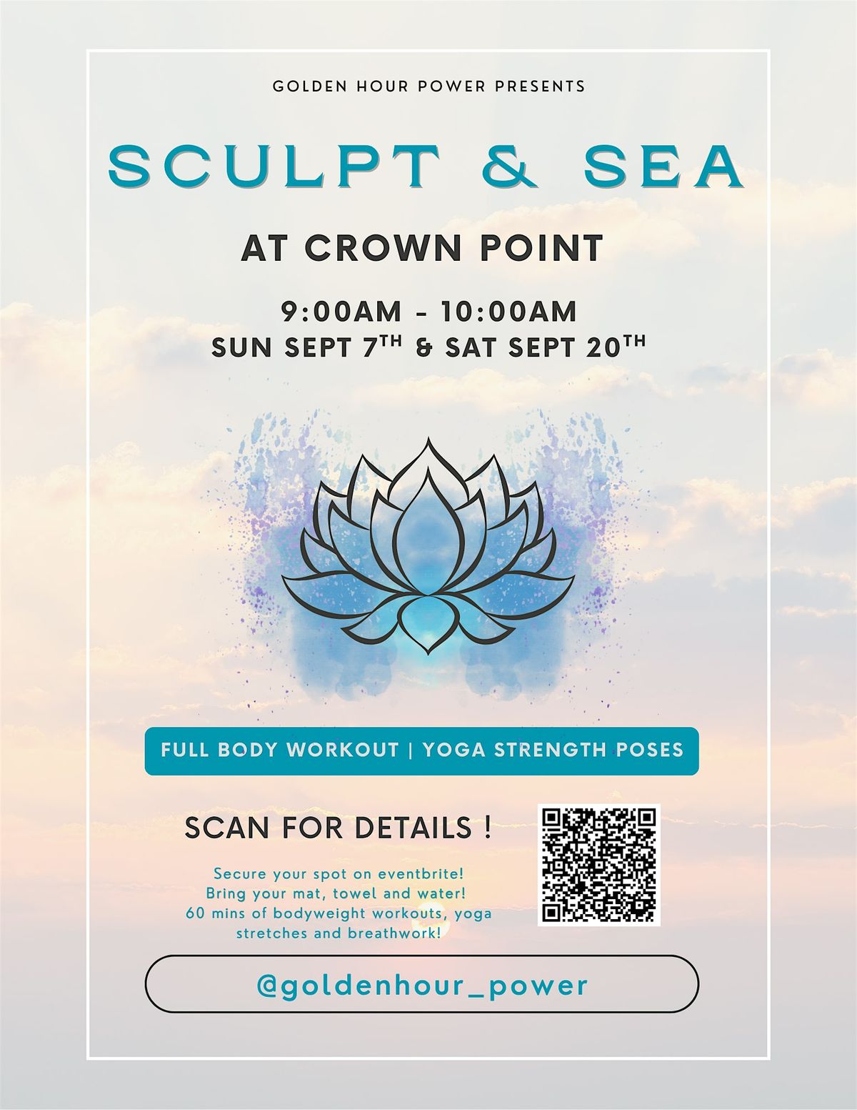 Sculpt & Sea (Outdoor Yoga Sculpt - Bodyweight Workout)