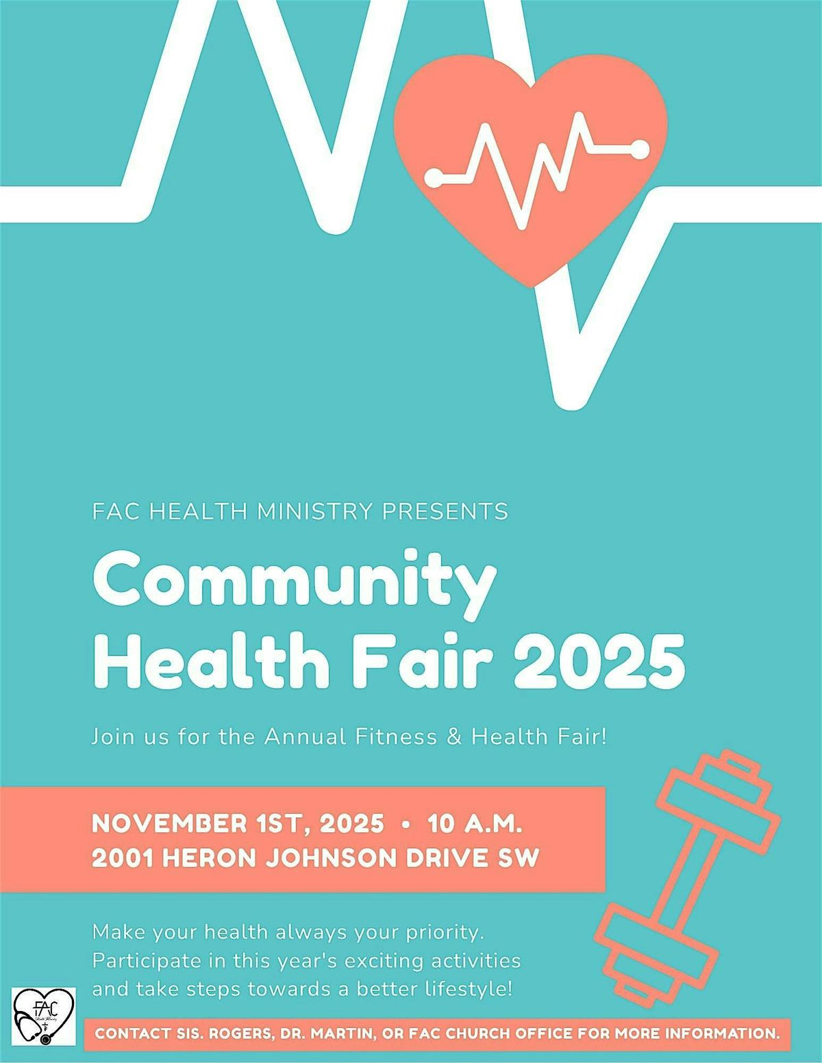 Faith Apostolic Health Fair 2025
