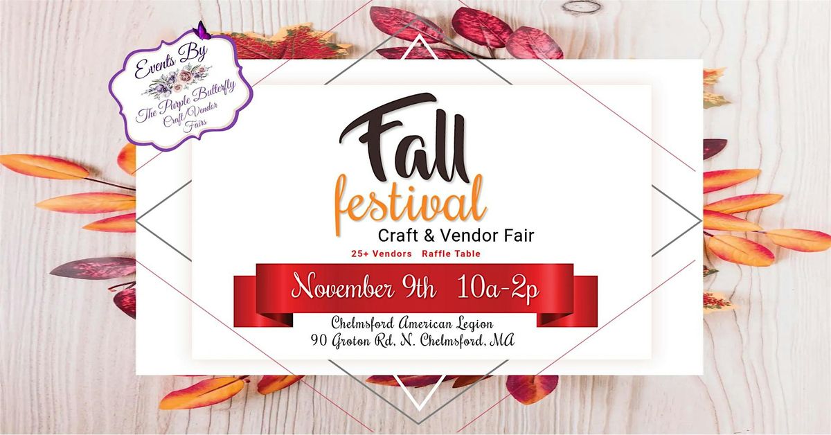 Fall Festival Craft & Vendor Fair
