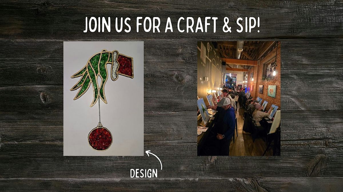 Craft & Sip - Crushed Stained Glass Workshop - at Something Brewery!