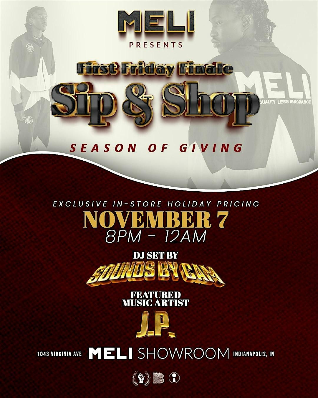 MELI Presents: First Friday Finale | Sip & Shop