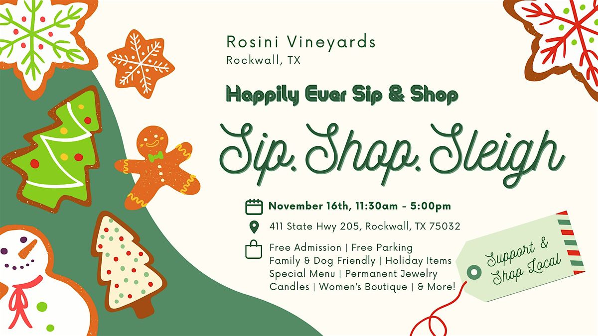Rockwall Holiday Sip & Shop Market