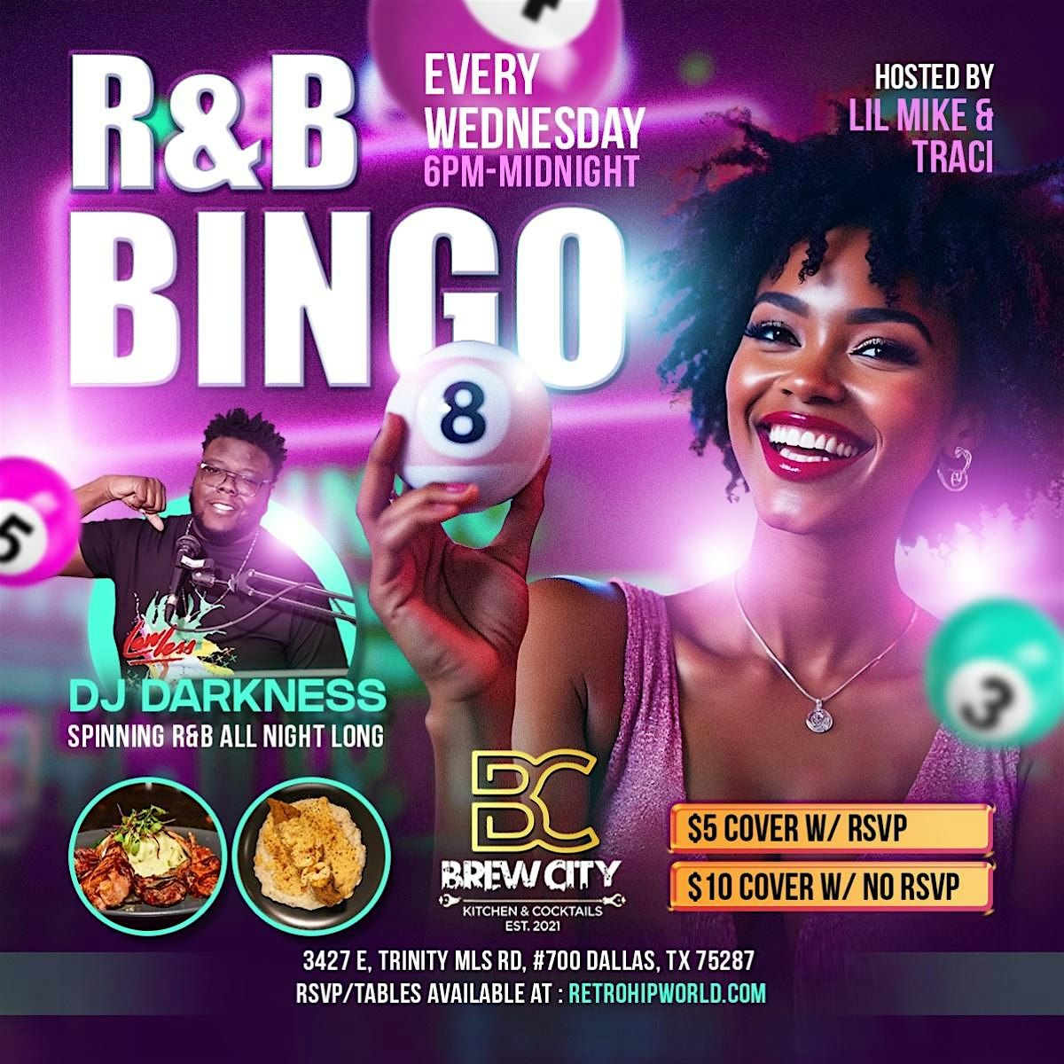 WEDNESDAY R&B BINGO + KARAOKE NIGHT @ Brew City