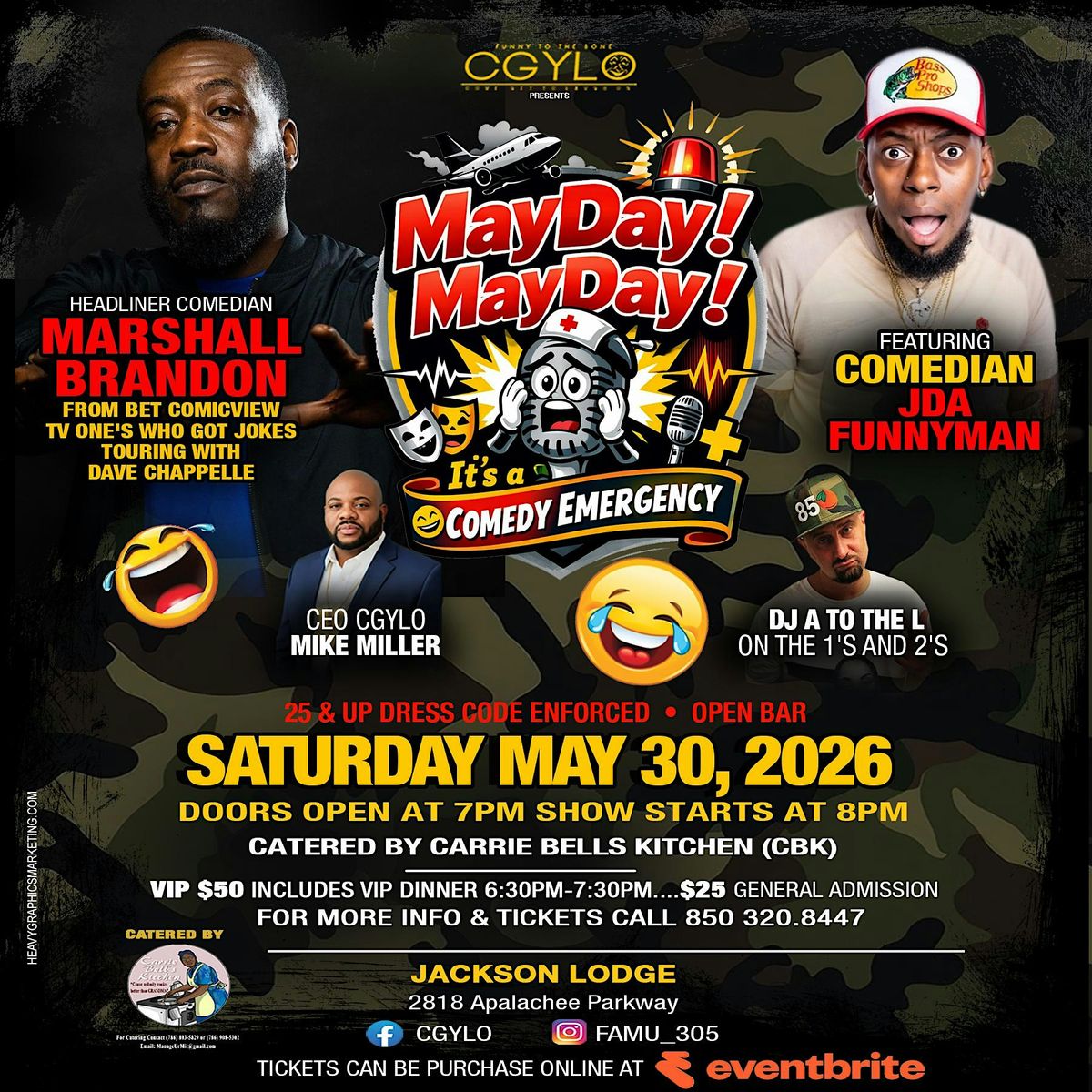 CGYLO PRESENTS Presents MayDay! MayDay Comedy Emergency