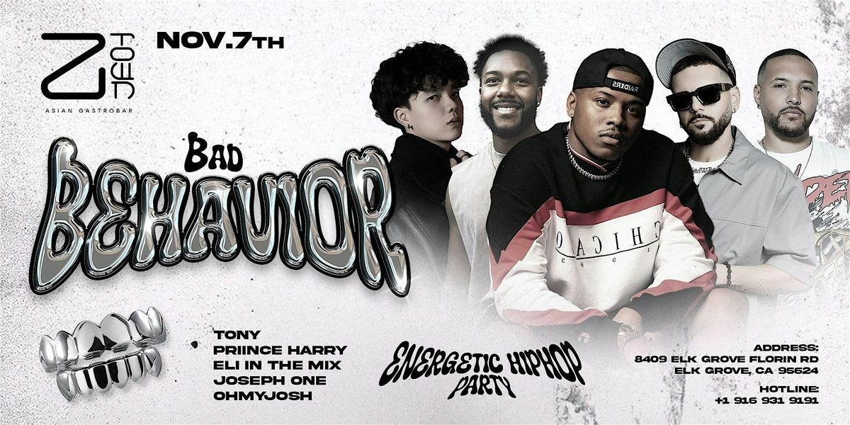 Bad Behavior Vol.1 @Ztown Asain Gastro Bar