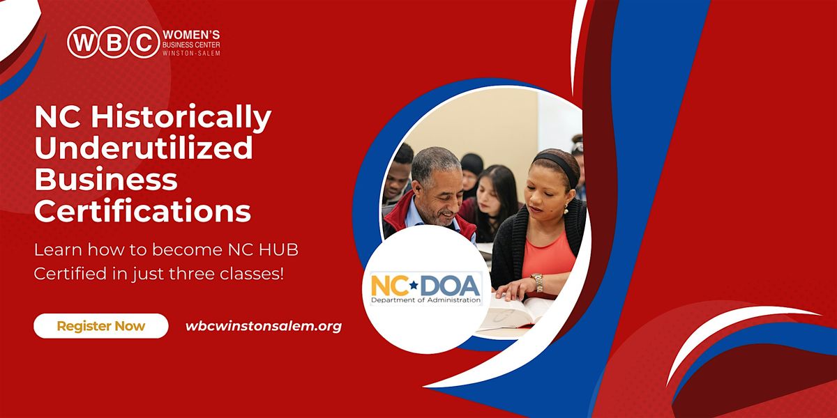 NC HUB Certification Workshop