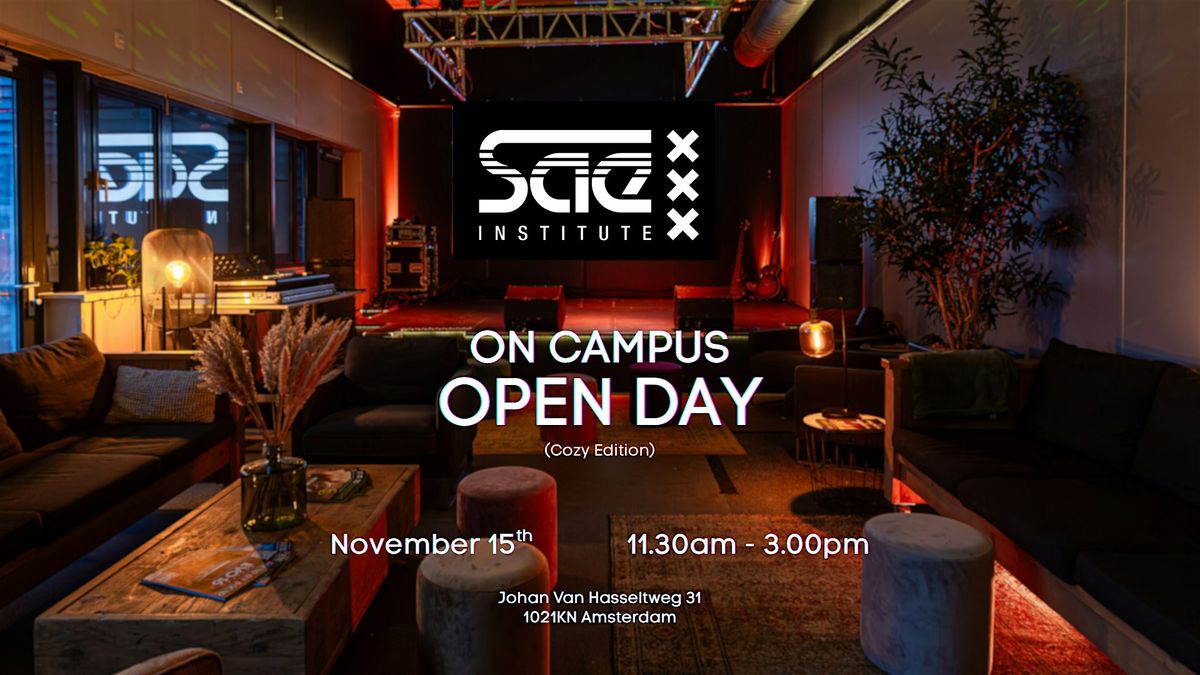 SAE Amsterdam: On Campus Open Day