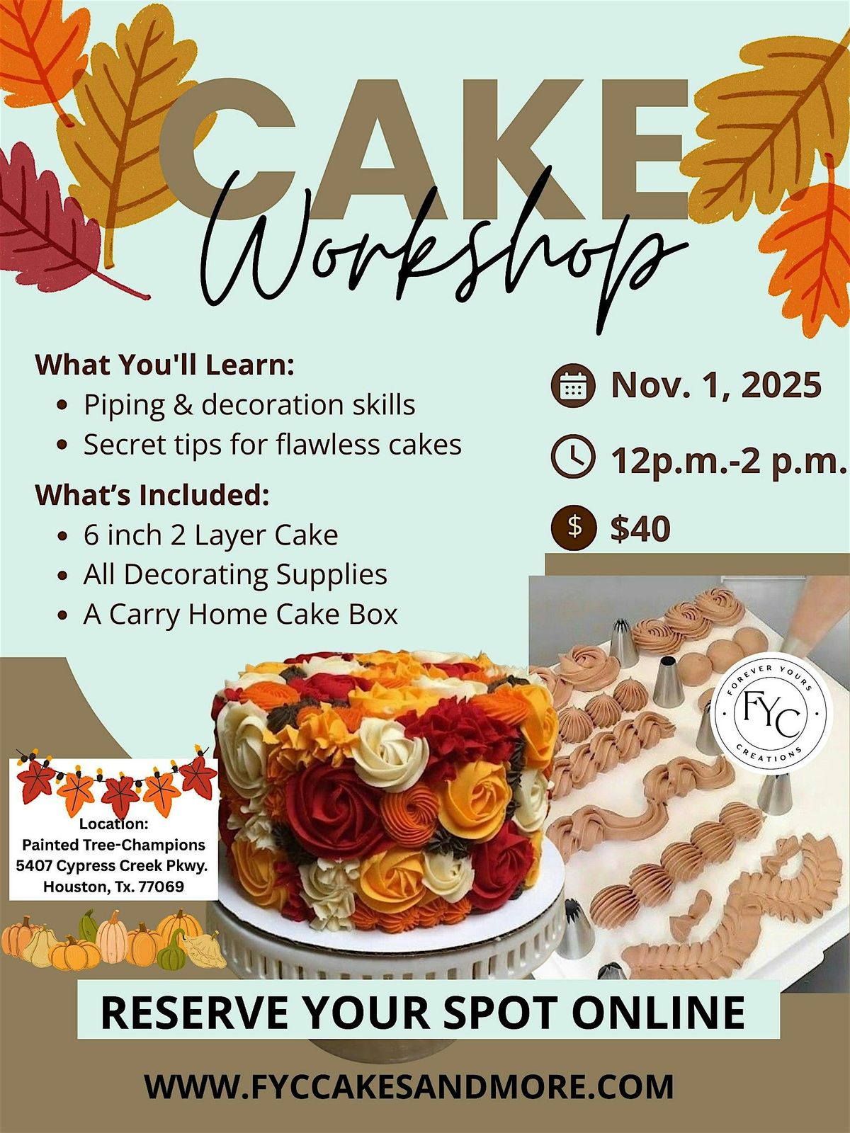 Copy of Cake Workshop