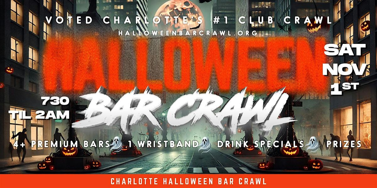 Charlotte Halloween Bar Crawl 2025 | Saturday, November 1st