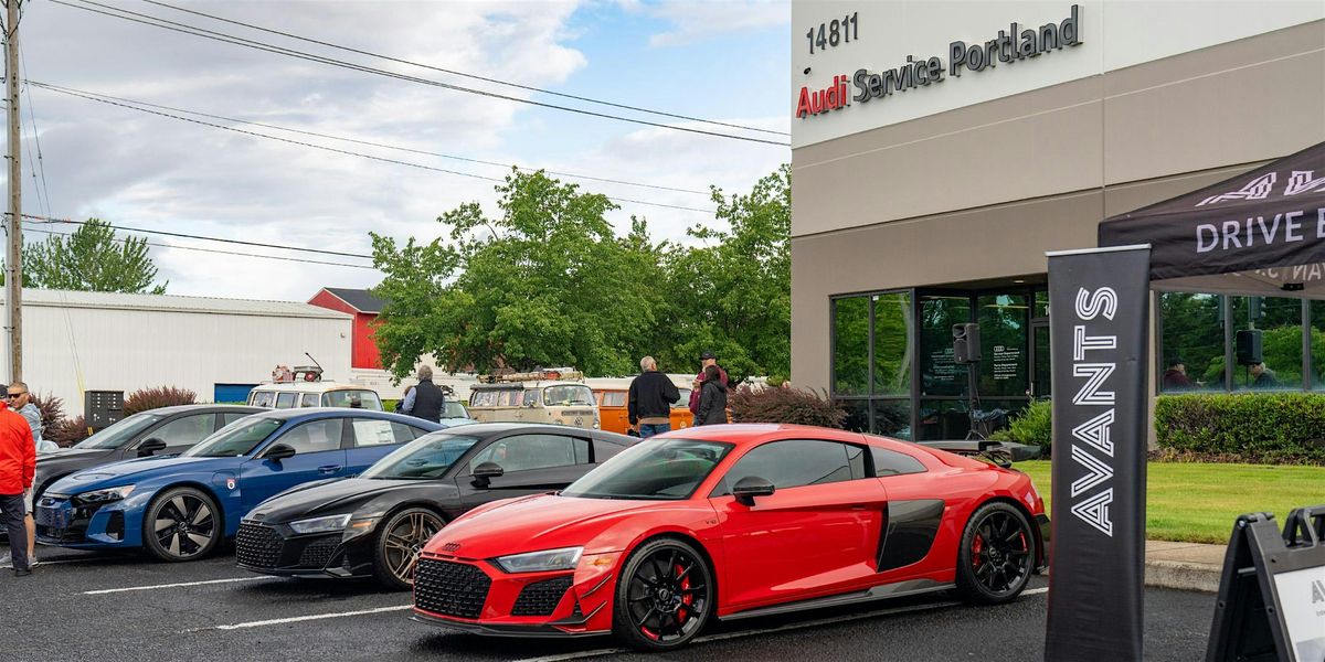 Cars and Coffee at Audi Service Portland