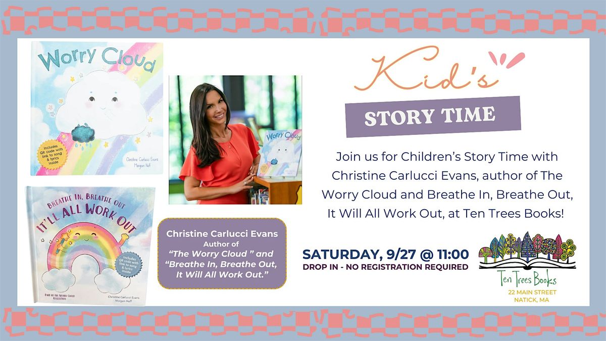 Kids' Story Time at Ten Tree Books in Natick