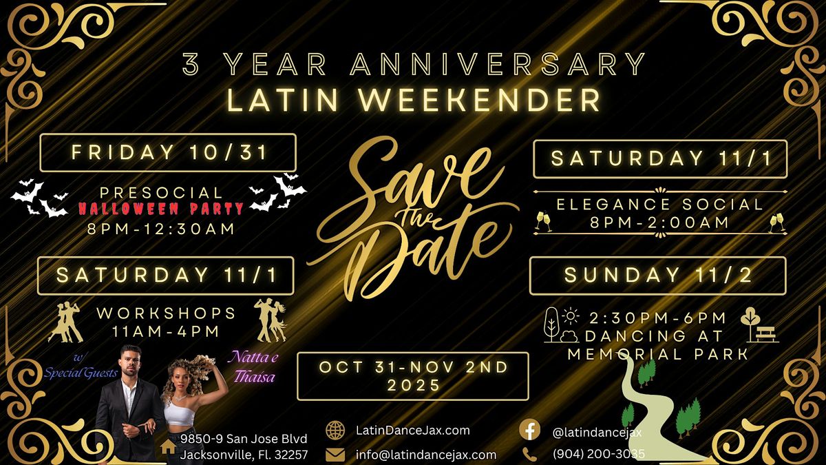 Latin Dance Jax - 3 Year Anniversary Latin Weekender