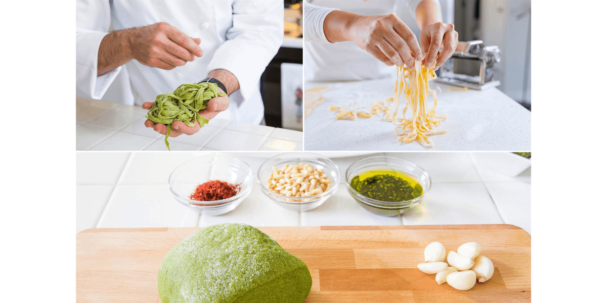 Craft Tri-Colored Handmade Pasta - Pasta Making Cooking Class in Tucson | Classpop!\u2122