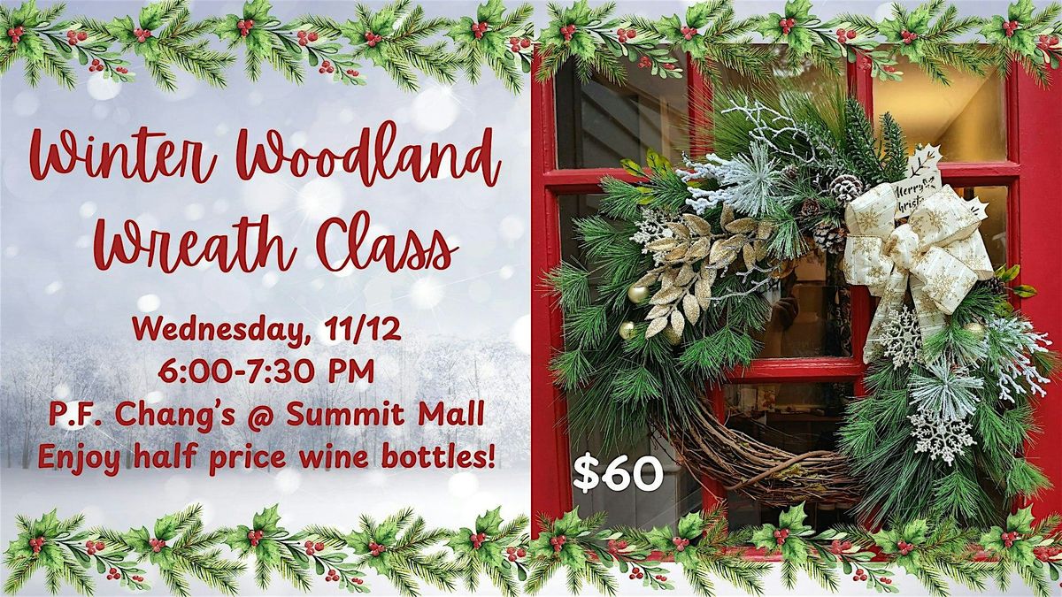 Winter Woodland Wreath Making Class