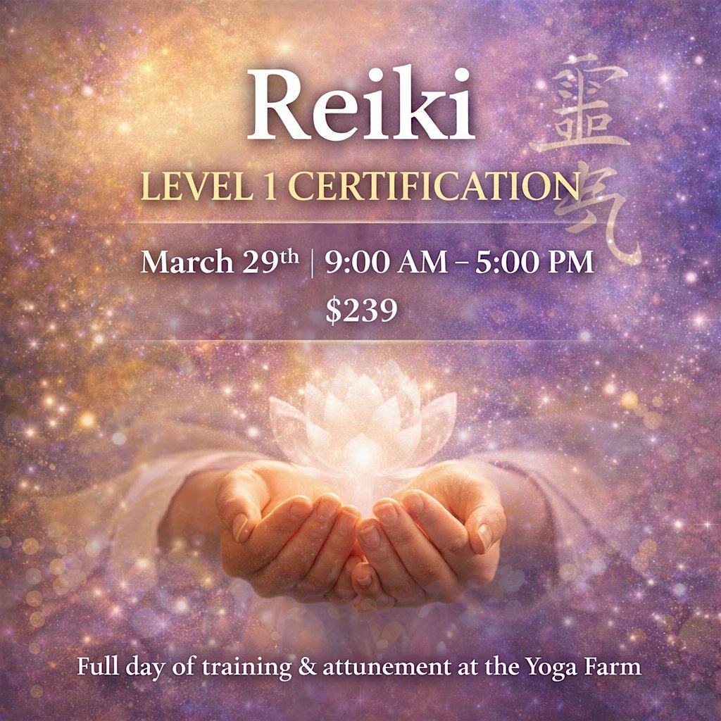 Reiki Level 1 Certification