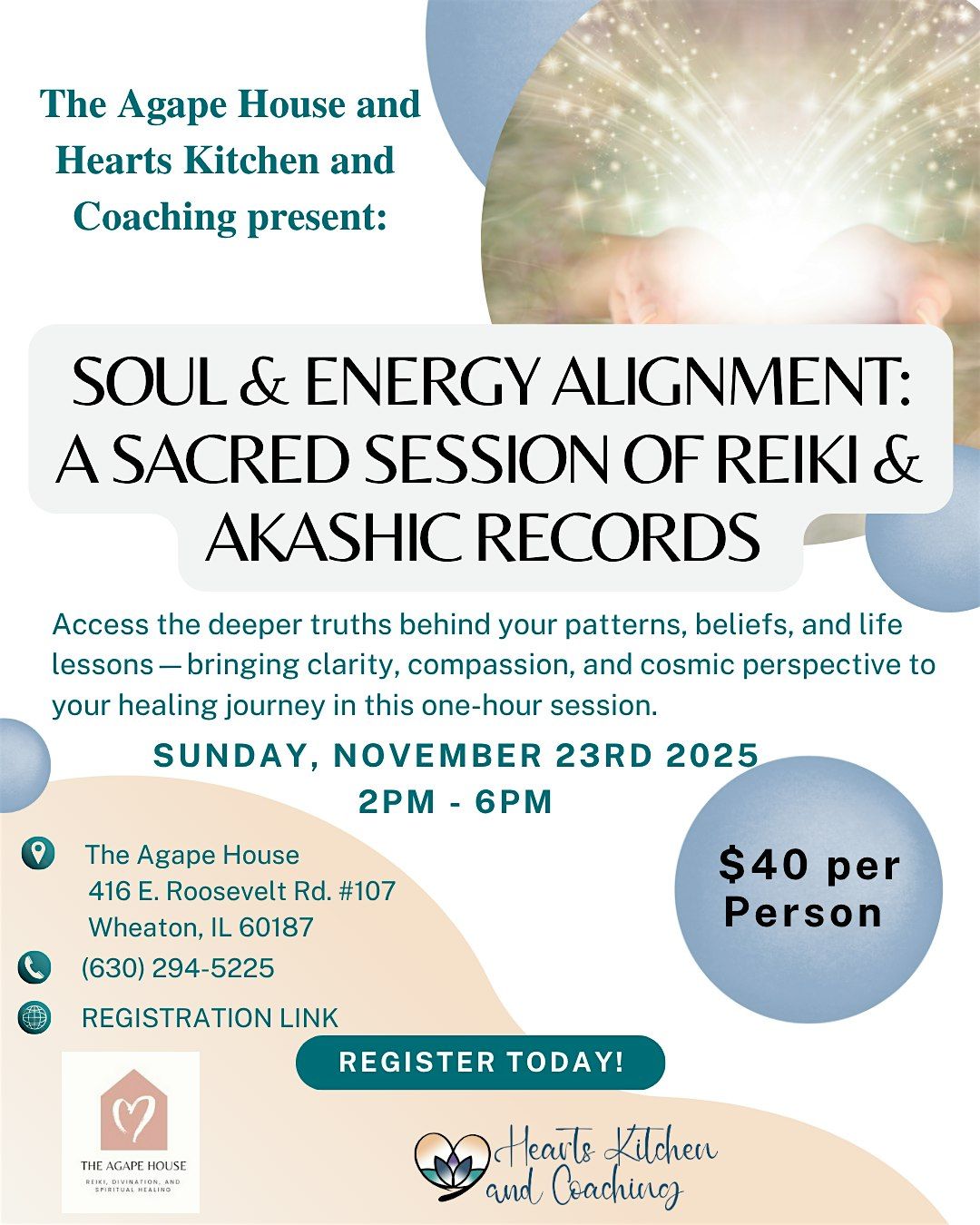 \u2728Soul & Energy Alignment:  A Sacred Session of Reiki & Akashic Records \u2728