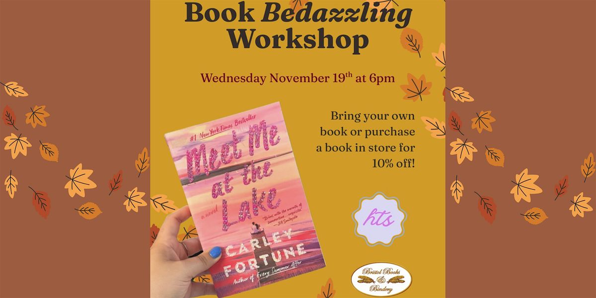 Book Bedazzling with Healing Thyme Studio