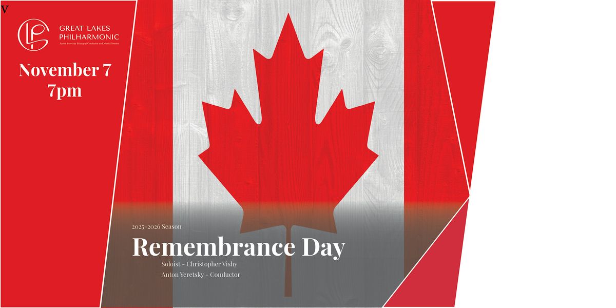 Remembrance Day Concert \u2013 A Canadian Tribute in Music