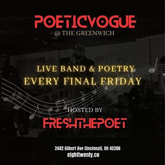 POETIC VOGUE LIVE @ THE GREENWICH