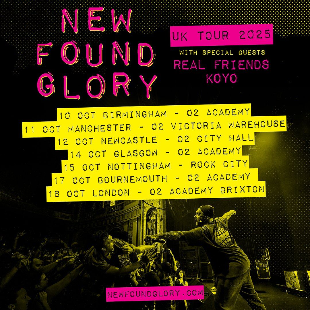 New Found Glory Glasgow Tickets