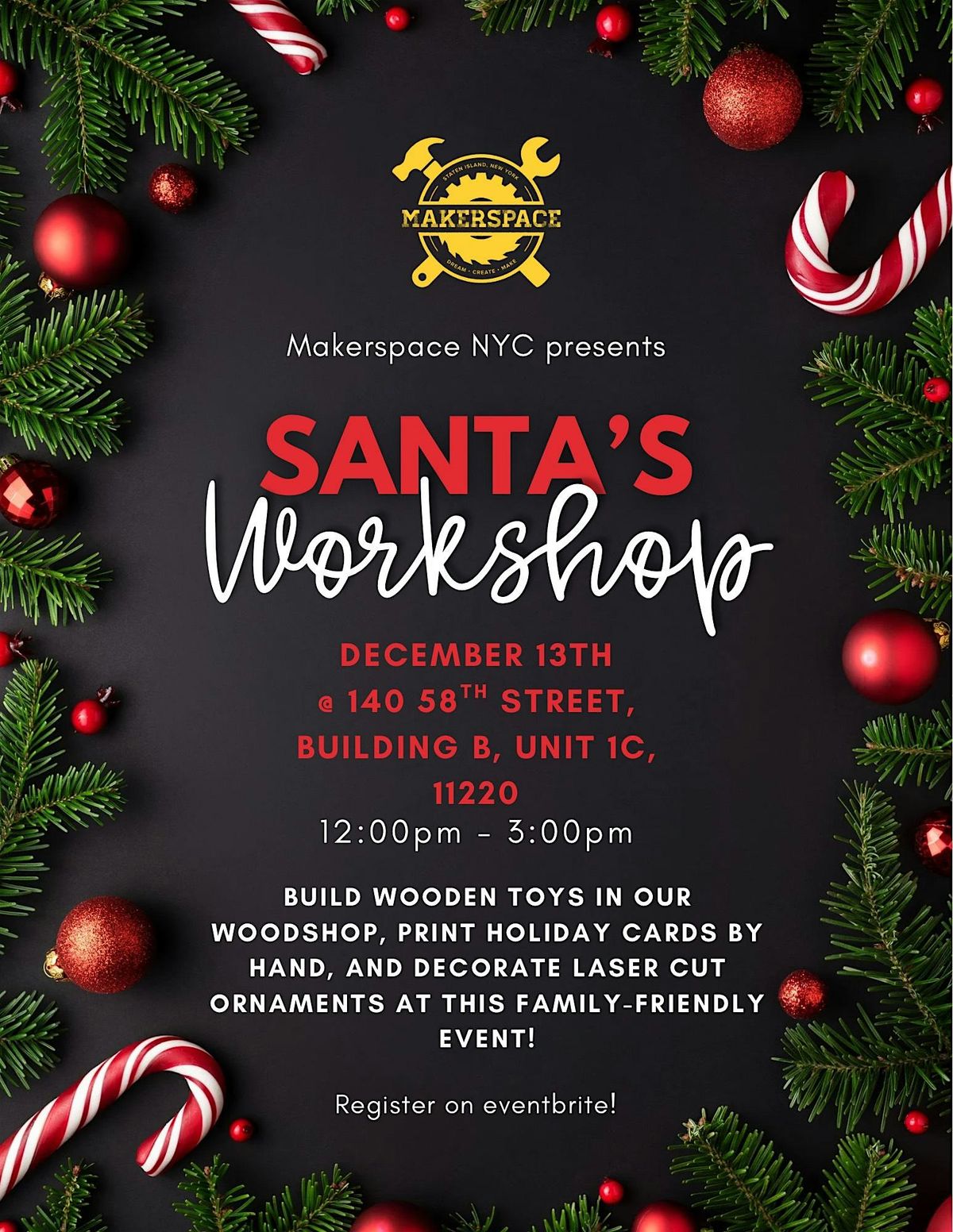 Santa's Workshop! - Brooklyn - FREE!