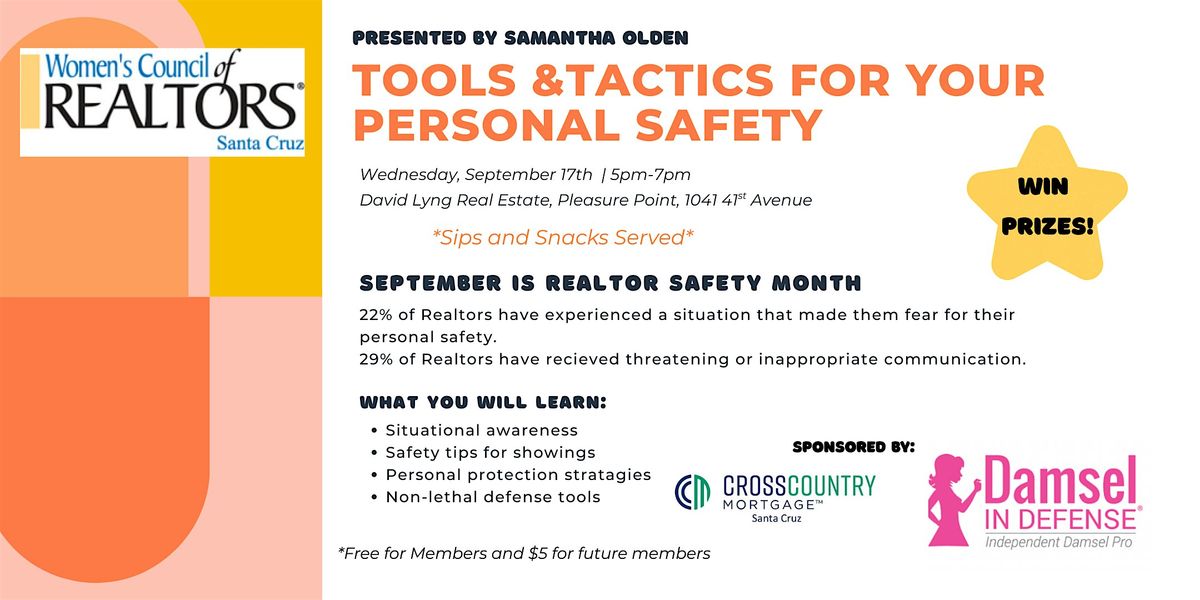 Tools and Tactics for your Personal Safety