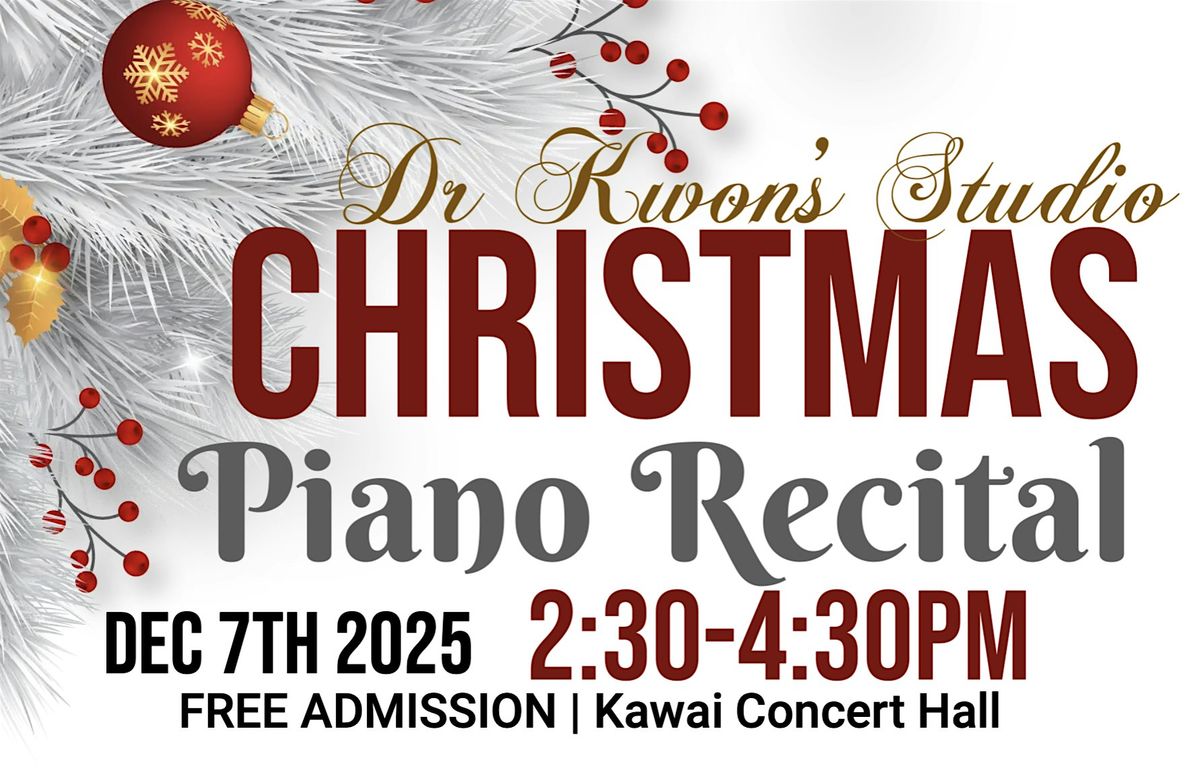 Dr.Kwon's Piano Studio Recital
