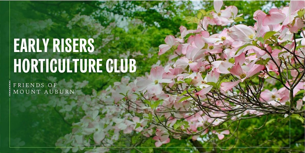 Early Risers Horticulture Club | Mount Auburn Cemetery, Cambridge, MA ...