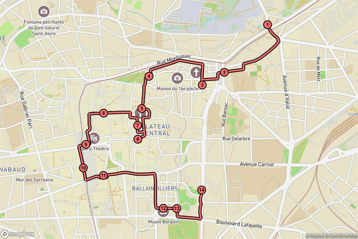 Clermont-Ferrand Audio Tour: From Cathedrals to Heroes & Hidden Squares