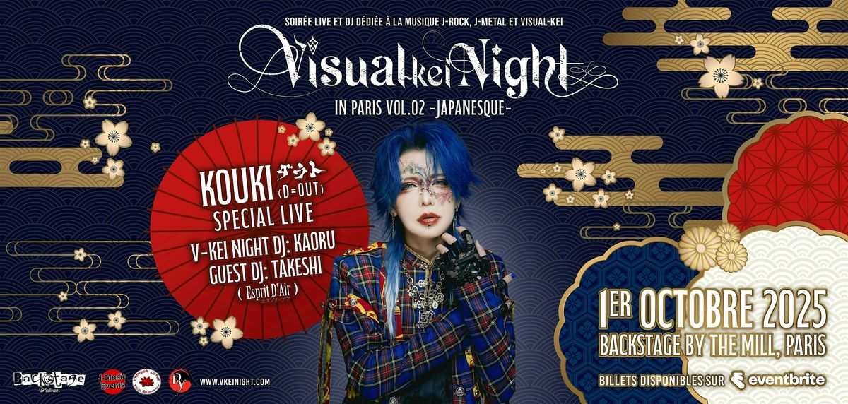 KOUKI (D=OUT) Live Show & Visual-kei Night in Paris Vol.02