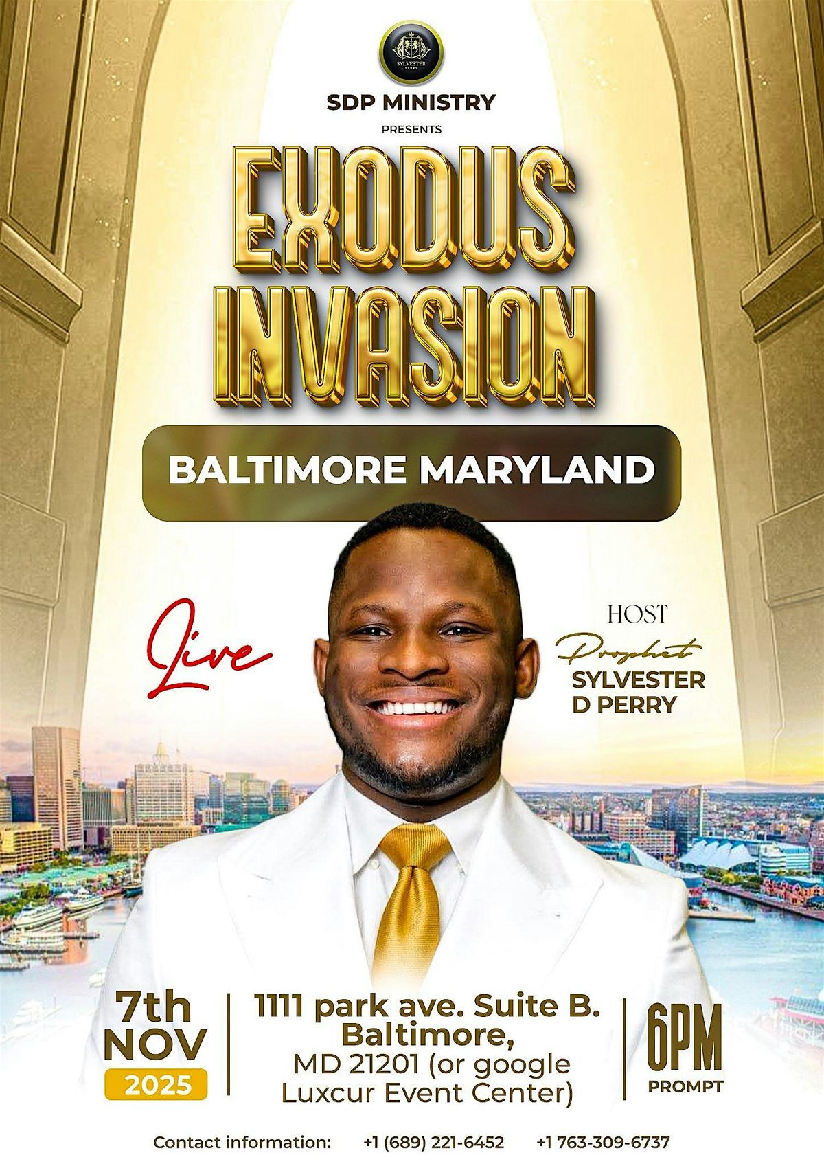 Exodus Invasion Baltimore Maryland
