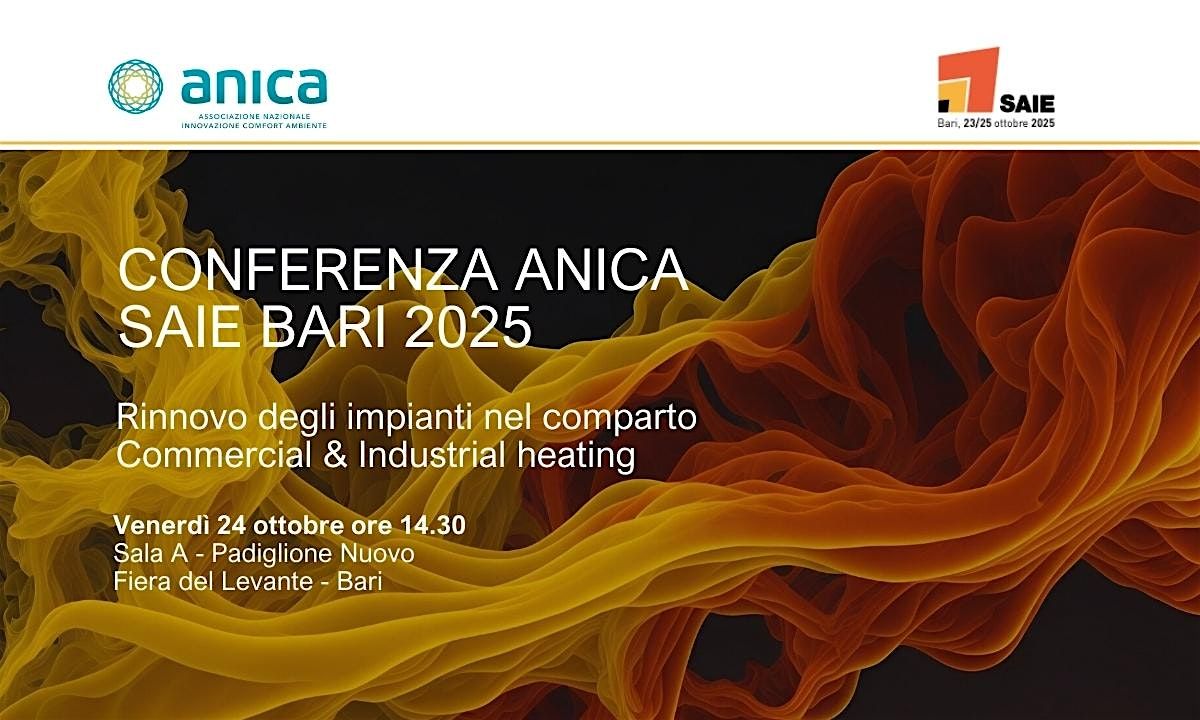 CONFERENZA ANICA @SAIE BARI 2025