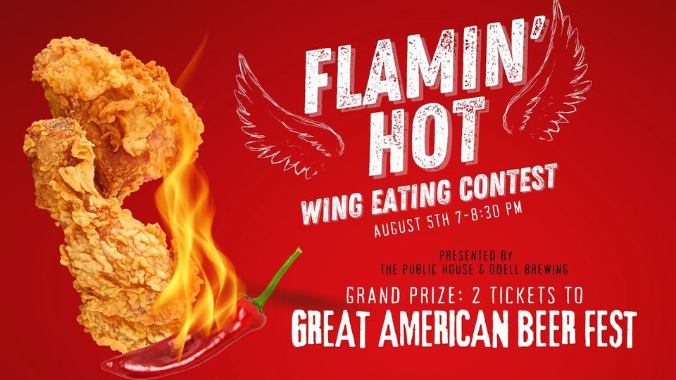 Flamin Hot Wing Eating Contest! The Public House at The Alexander