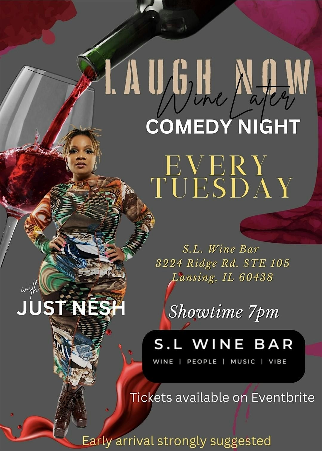 Laugh Now Wine Later