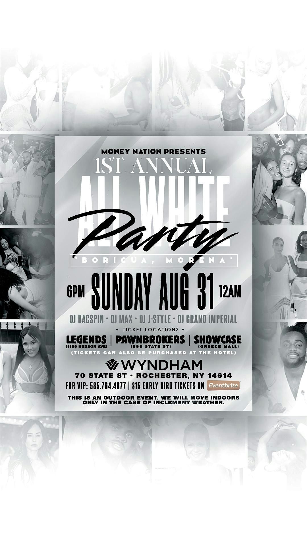 1ST ANNUAL ALL WHITE PARTY