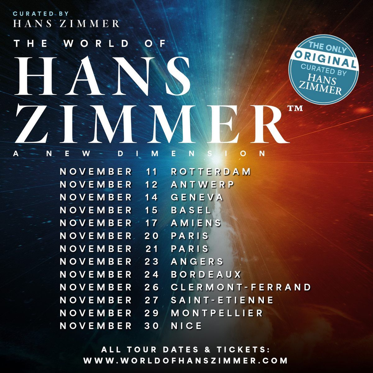Hans Zimmer Barcelona Tickets