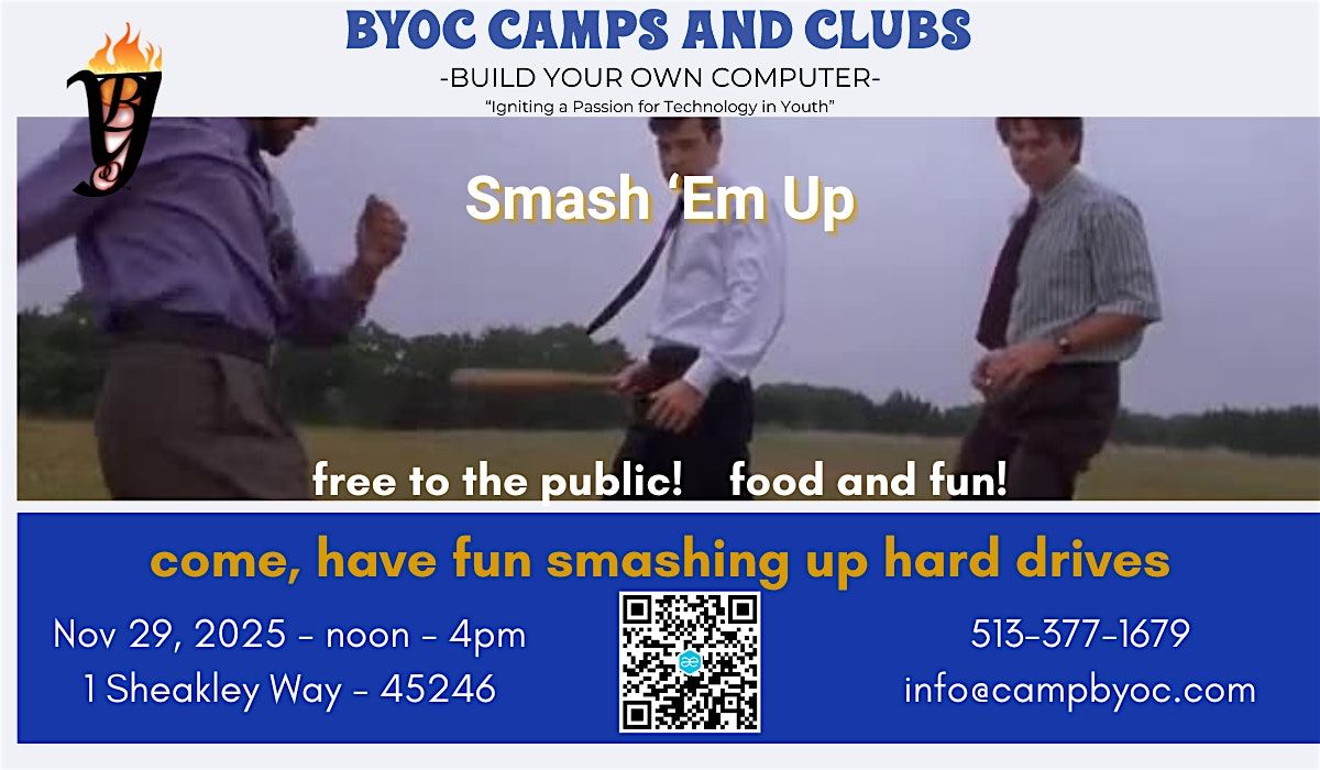 BYOC Bust \u2019Em Up - Hard Drive Smash and Tune Up Your PC - Small Business Sa