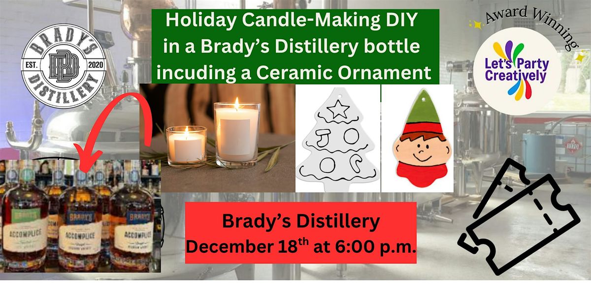 Candle Making & Ornament Party & Sip